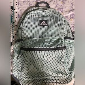 Adidas Hermosa II Mesh Backpack. Color Aqua Blue 01